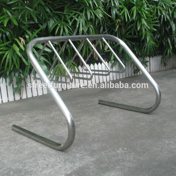Estacionamento de bicicletas ao ar livre 316 Material de aço inoxidável com capacidade para 4 bicicletas
