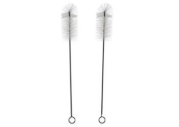 Stainless Steel Reusable Tube Cleaning Brush Blue / Black / Red Color