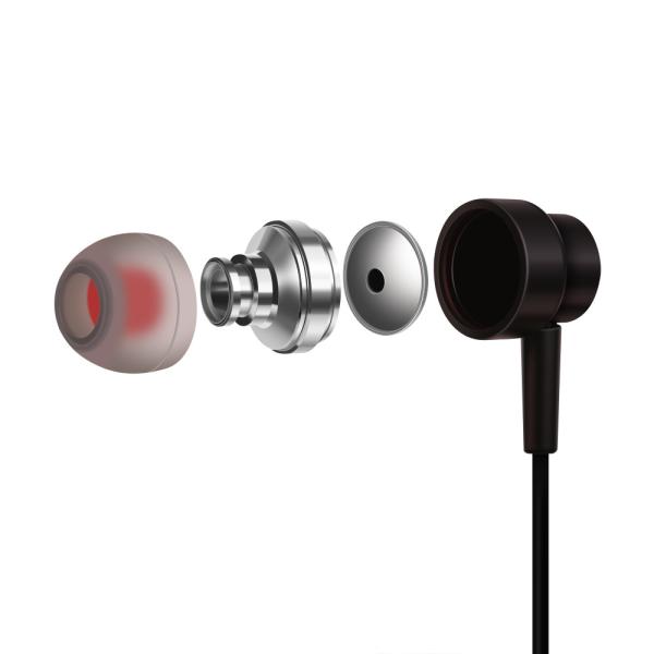 3.5MM Stright Metal Wired Earphones Plug 120cm In Ear Stereo Bass Headset