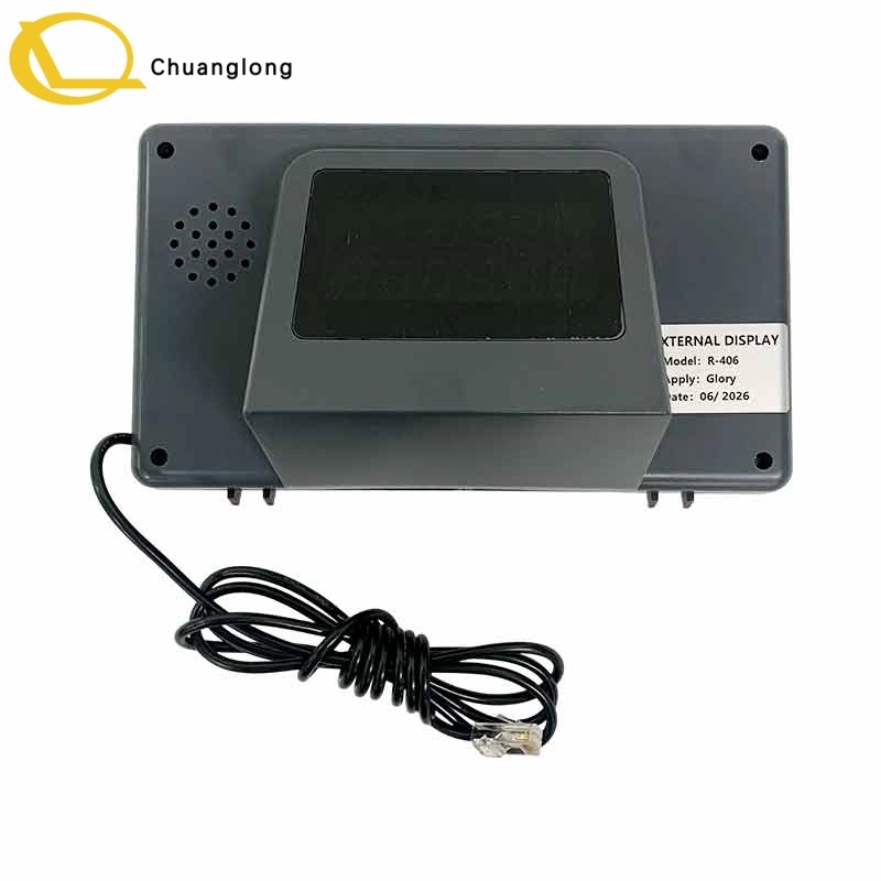 Glory R-406 External Display for Banknote Sorter EXTERNAL DISPLAY GFS100 GFS120 GFS220 USF-52C  GFB GFS USF UW Cash Sorter Counter Part R-406