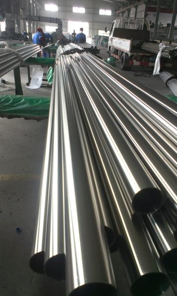 Food Grade Stainless Steel Round Pipe , TP304 TP316L Sanitary Stainless Pipe