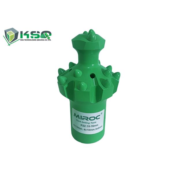 76mm Diameter Top Hammer Drill Bits R32 Integral Dome Reaming Button Bit