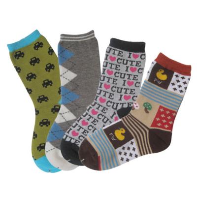 Knitted soft custom color, design classic Patterned Kid Socks