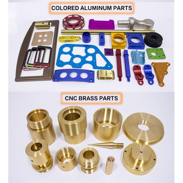 Precision CNC Turning Services Anodized For Brass Stainless Steel Aluminum