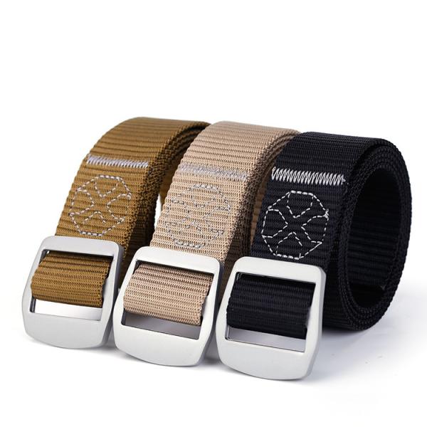 Mountaineering Tactical Webbing Belt Military 3.7cm Zinc Alloy Buckle