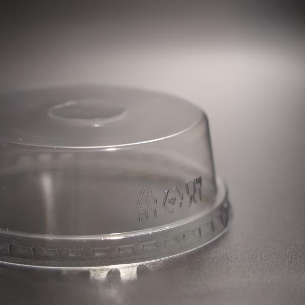 Clear Leak Proof Plastic Cup Lid Cusom Size Plastic Dome Lid For PP Cups