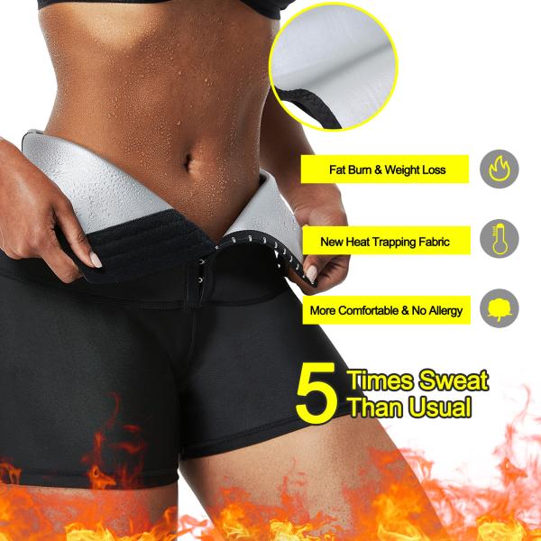Women's Tummy Control Sauna Shorts HEXIN Free Sample Neoprene Shaper with Butt Lifter