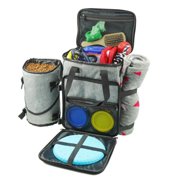 54cm 24cm Portable Dog Food Carrier Tote Adjustable Strap