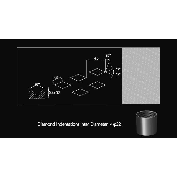 CuSn8 Wrapped Bronze Bearings , Bronze Plain Bearings CuSn6.5P0.1