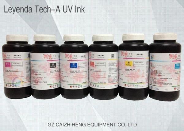 Odorless Rigid LED UV Ink , Leyenda Ricoh Fast Curing UV Printing Ink