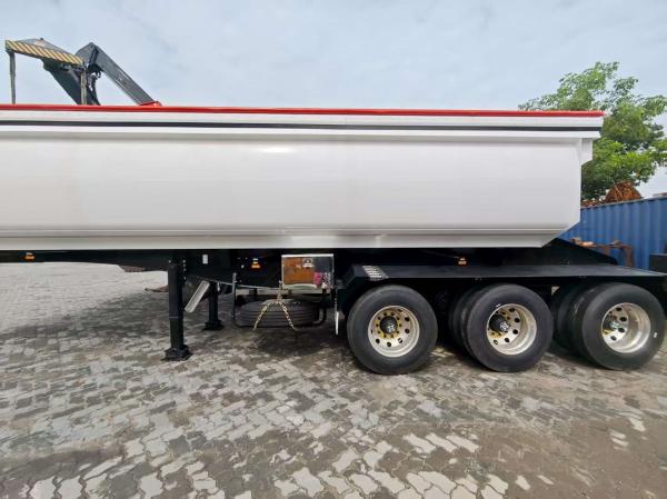 Jamieson Tri-Axle Side Dump Trailer Model 2052-001 for Heavy-Duty Transport