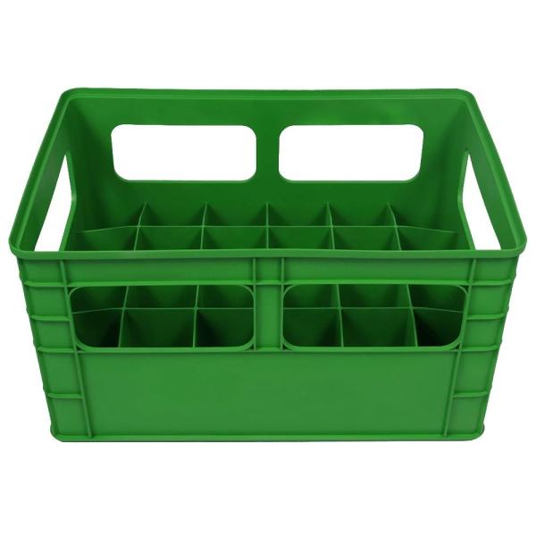 24 Bottle, Customized Mesh Plastic Package Crate Glass Wine Juice Bottle Crate With Gard Storage Transport Boxes 24 Glass Beer Crate