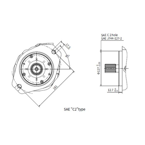 Trailer Hydraulic Power Control Unit With Cut-Off / Load Sense Control Electro-Proportional Torque
