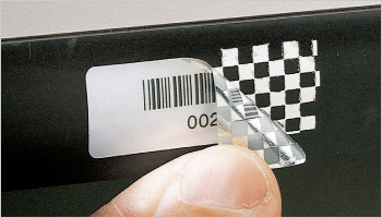 Waterproof Warranty Seal Sticker / VOID Label Stickers Galssine Paper