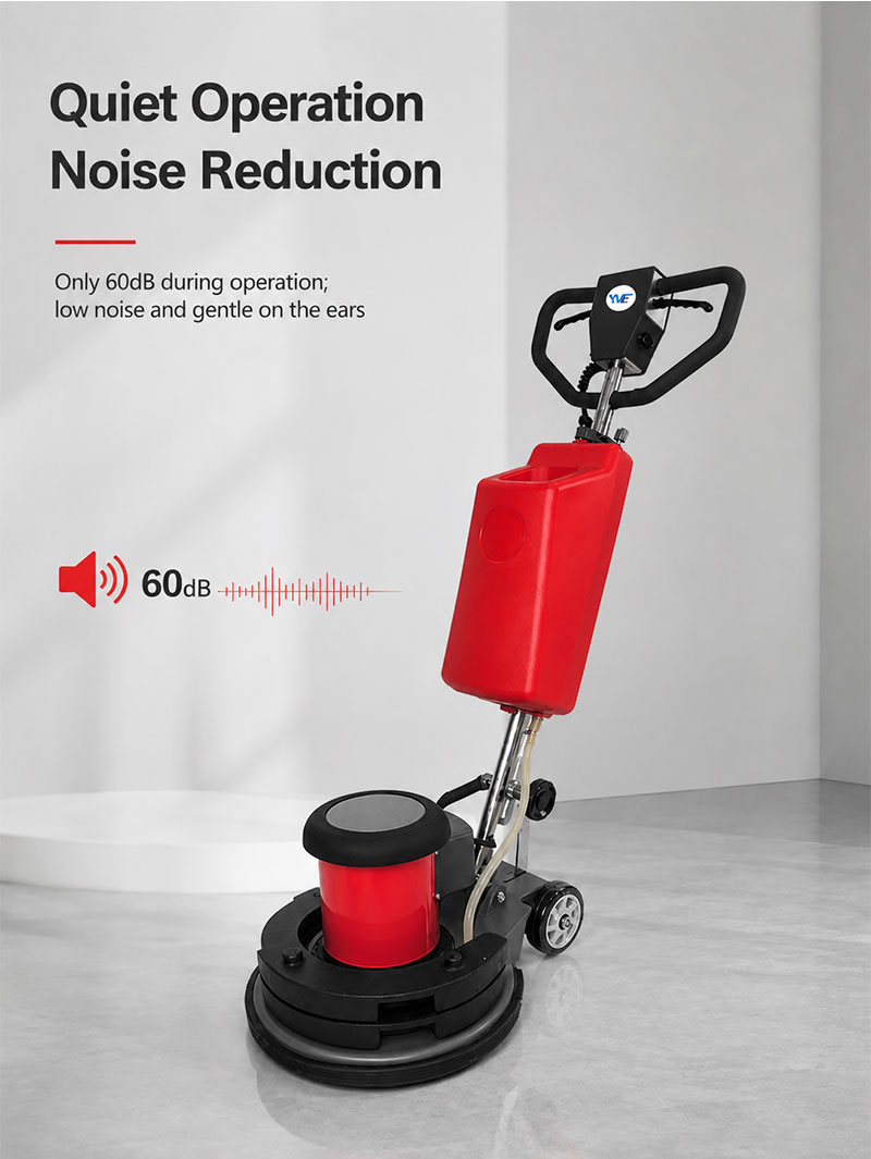 Eccentric Single Disc Carpet Cleaning Machine Shopping Mall Hotel Marble Tiles Scrubber