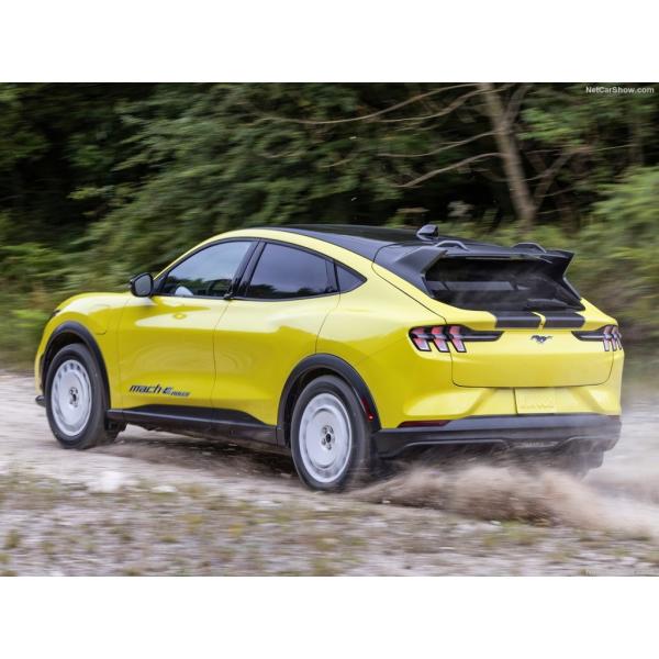 Уникальная ралли-подвеска, семейный автомобиль с гоночным чувством на Ford Mustang Mach-E Rally (2024) 480 лошадиных сил