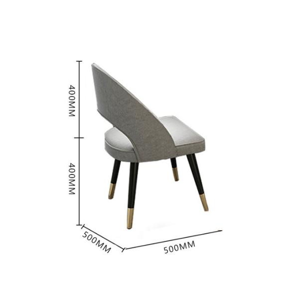 SEDIA Мраморные столовые стулья с ногами из нержавеющей стали