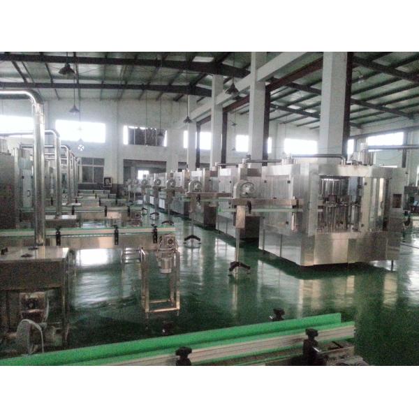 Pure Water / Beverage Automatic Filling Machine Touch Screen 6000 Bottles Per Hour