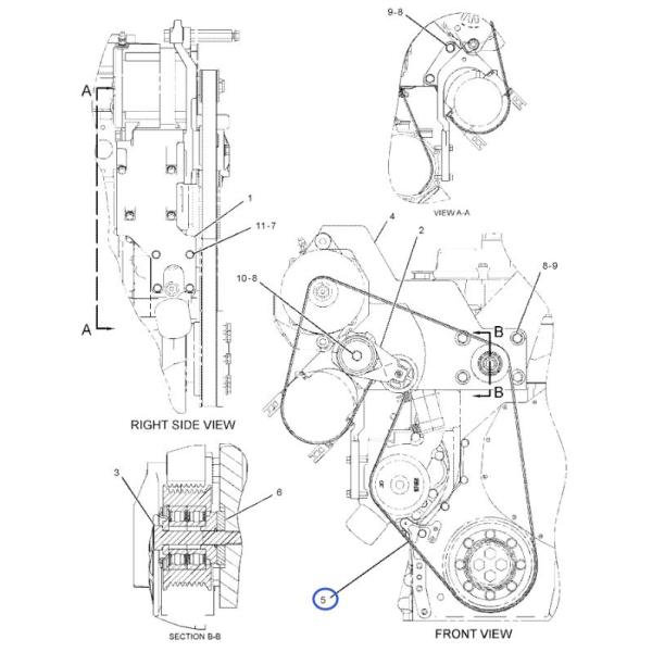 183-4494 v поставщик частей строительной техники вторичного рынка CAT пояса E336D
