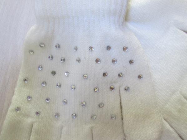 Ladies Acrylic Glove--Magic Gloves with Diamond--Gift for Festevil