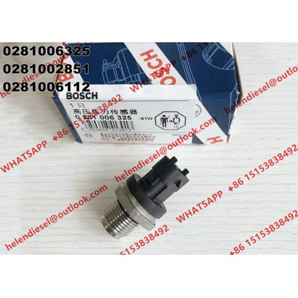 0281006325  fuel pressure sensor for SBe ISF ISLe QSL ISDe,DODGE , ,DAF ,FIAT ,FORD ,HYUNDAI , ,KOMATSU