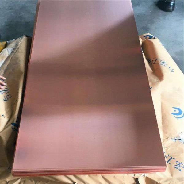 Cu-ETP Bronze Sheet Metal UNS 5 Ppm Copper And Copper Alloys For Interior Design