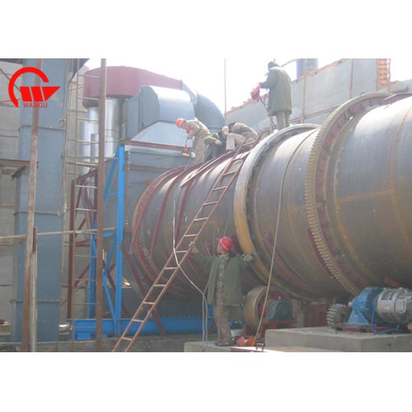 Диаметр ролика роторного сушильщика 1200-3200мм порошка утюга минирования машины роторного сушильщика гипса