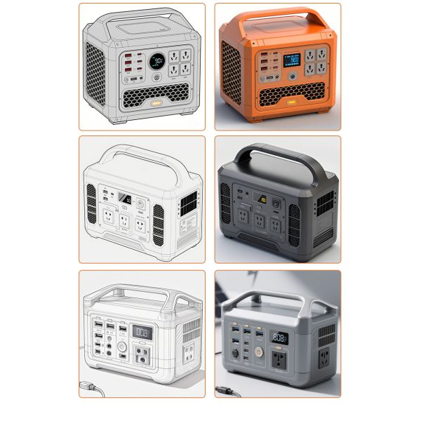 Customization Portable Power Station Generator With MPPT Controller Pure Sine Wave Inverter G