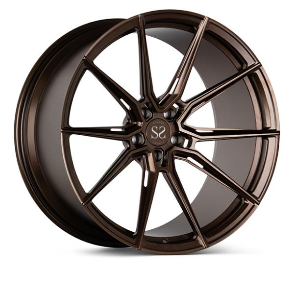 Monoblock 1 Piece Vossen Design Forged Rims 24inch Gloss Black For Luxury Car Wheels