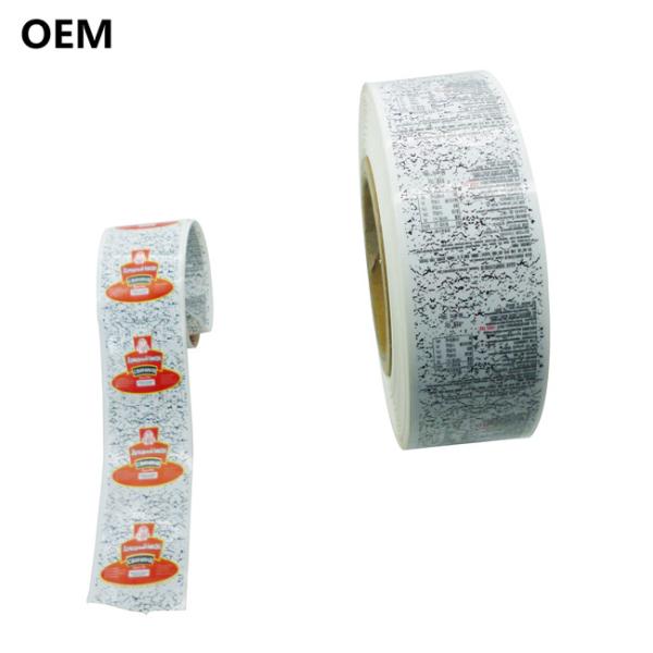 Белая цветовая флексография Печатные пластиковые корпуса для колбас для колбас