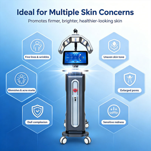 5 Colors 850nm NIR Skin Rejuvenation Acne Removal PDT LED Light Therapy Machine
