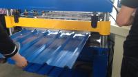 Máquina de moldagem de rolos de telhados metálicos de 18-20 estações com tolerância de corte ± 2 mm e saída