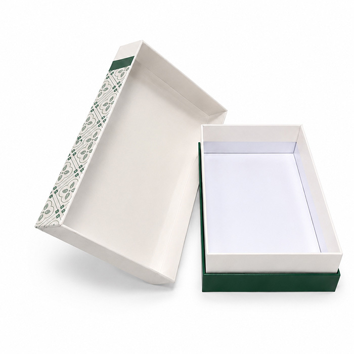 Embossed Texture Lid and Base Boxes Spot UV Highlight Premium Rigid Gift Box