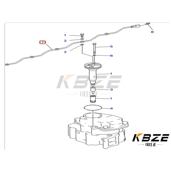 6150-71-5330 6150715330 KOMATSU экскаватор 6D125 ДЕЛИ МОТИРА