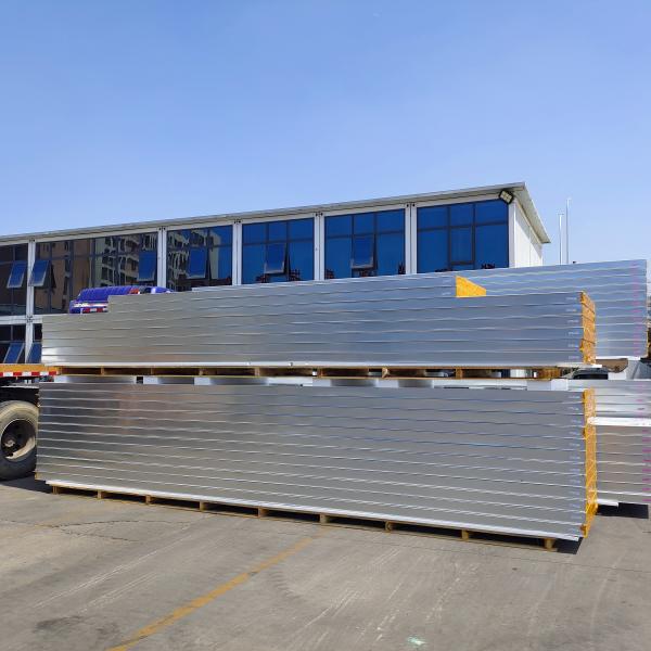 Fireproof 120min GMP Mgo Panel Rock Wool / EPS Clean Room Sandwich Wall Panel