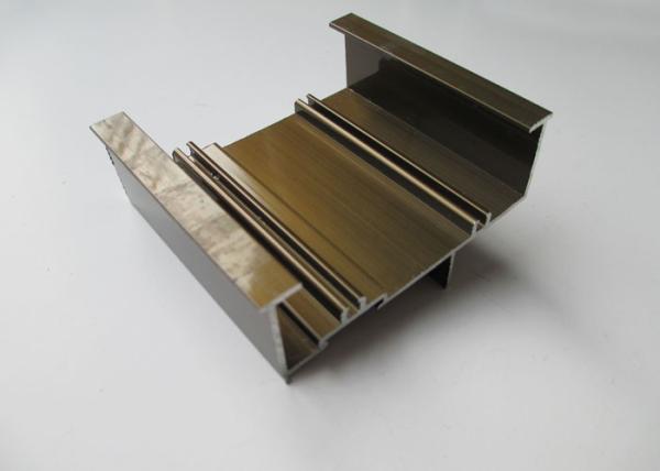 Commercial Colorful Door Standard Aluminium Extrusion Profiles Royal Style