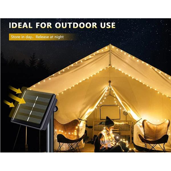 Рождественские светодиоды наружные водонепроницаемые солнечные рождественские украшения