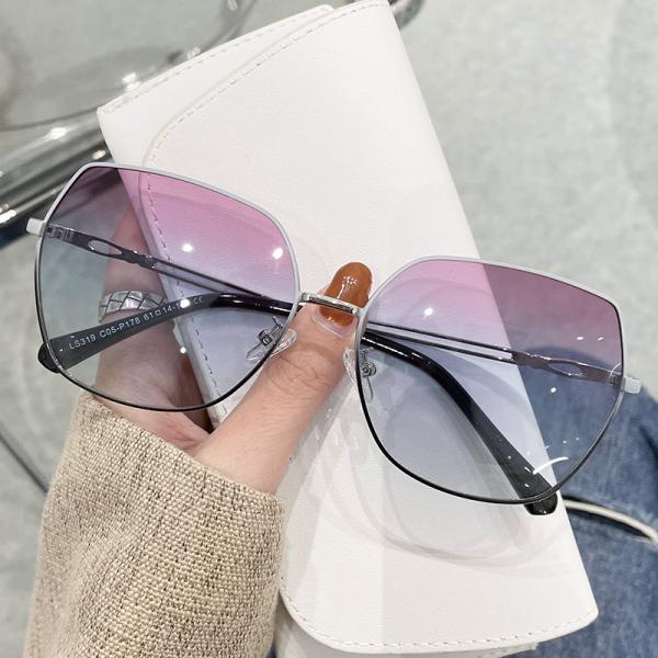 Driving Polygon Frame Sunglasses Scratch Resistant , Anti Glare Sunglasses OEM
