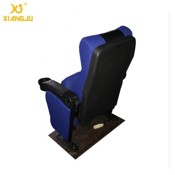 Luxury Hall Upwarp Seat Cinema Theater Room Seating With Foldable Armrest PP Shell