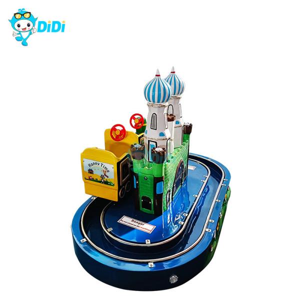 Round Castle Kiddy Ride Train Game Machine - Coin Operated for Funfairs