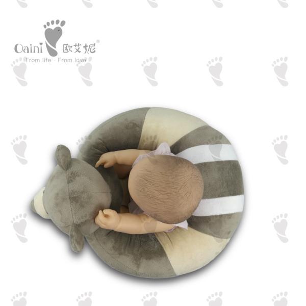 Cadeira de assento para bebê de 53 cm adorável cadeira de ursinho de pelúcia preta