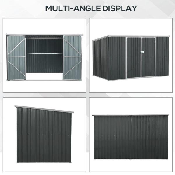 Outdoor Garden Backyard Bicycle Shed House with Custom Logo Embroidery or Printing