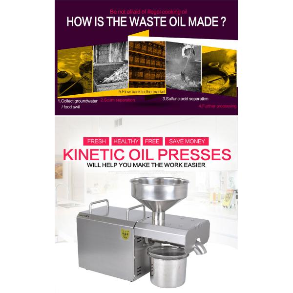 Energy Saving Solution for Small Businesses Mini Seed Oil Extractor Almond Oil Extraction Machine