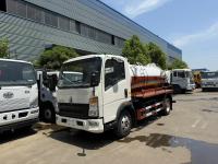 HOWO RHD Vacuum Suction Truck 8000 Lites Sewer Cleaning Vehicle