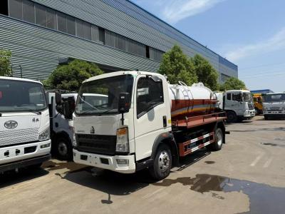 HOWO RHD Vacuum Suction Truck 8000 Lites Sewer Cleaning Vehicle