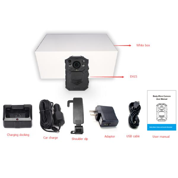 JPEG vestindo das câmeras 4608*3456 do corpo da polícia sem fio com porto de HDMI 1,3