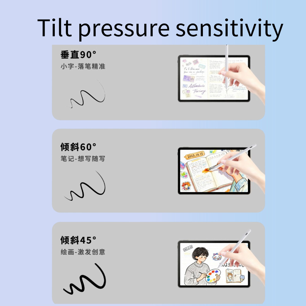 Bluetooth Connection App DIY Function Active Stylus Capacitive Pen 2nd Gen Pencil for Ipad