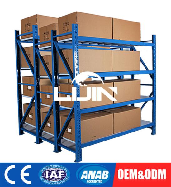 Durable Steel Shelf Home And Warehouse Storage Systems / Light Duty Rack