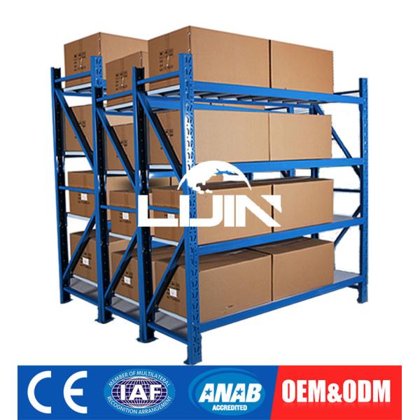 Anti Corrosion Garage Or Industrial Storage Rack , Logistics Industry Warehouse Shelf System