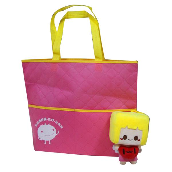 Eco Freindly Recycled Shopping Bags Nonwoven Laminated Fabric Customized